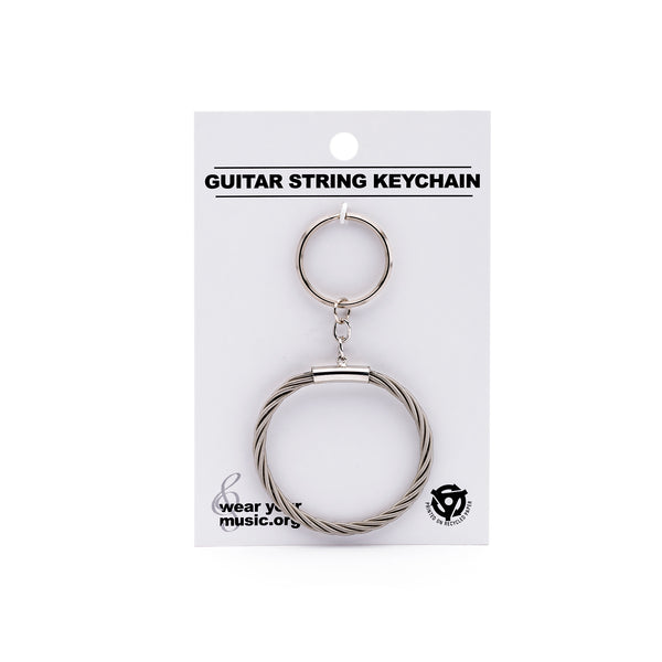 Guitar String Keychain