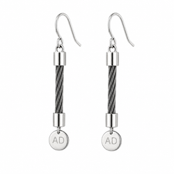 LE Amped Twist: Ani DiFranco Guitar String Earrings