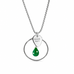 LE Gemstone Loop: Bonnie Raitt Guitar String Pendant Necklace