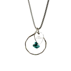 LE Gemstone Loop: Ani DiFranco Guitar String Pendant Necklace