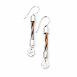 LE Amped Twist: John Mayer Guitar String Earrings