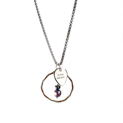 LE Gemstone Loop: John Mayer Guitar String Pendant Necklace
