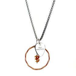 LE Gemstone Loop: Trey Anastasio Guitar String Pendant Necklace